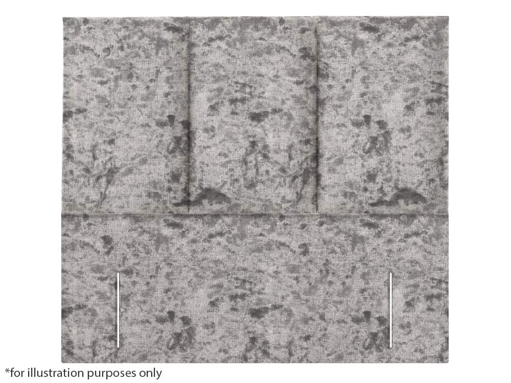 Apollo 4ft6 Monaco Headboard – Glitz Grey