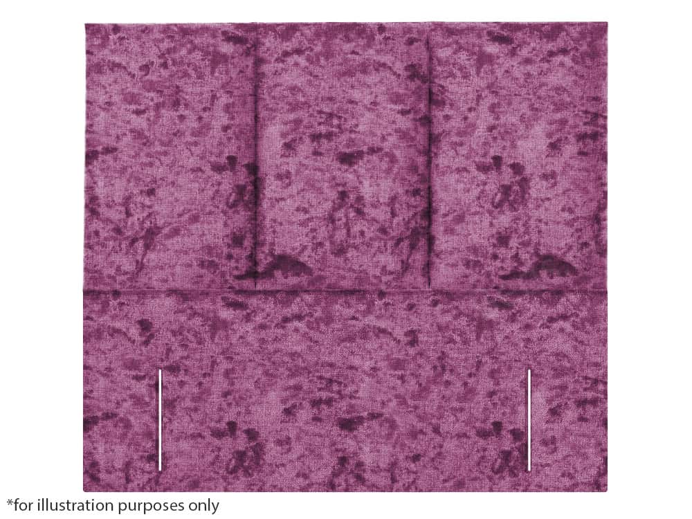 Apollo 4ft6 Monaco Headboard – Glitz Purple