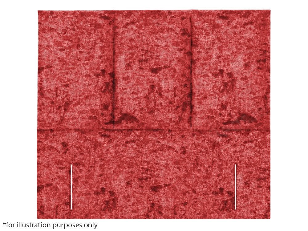 Apollo 4ft Monaco Headboard – Glitz Red