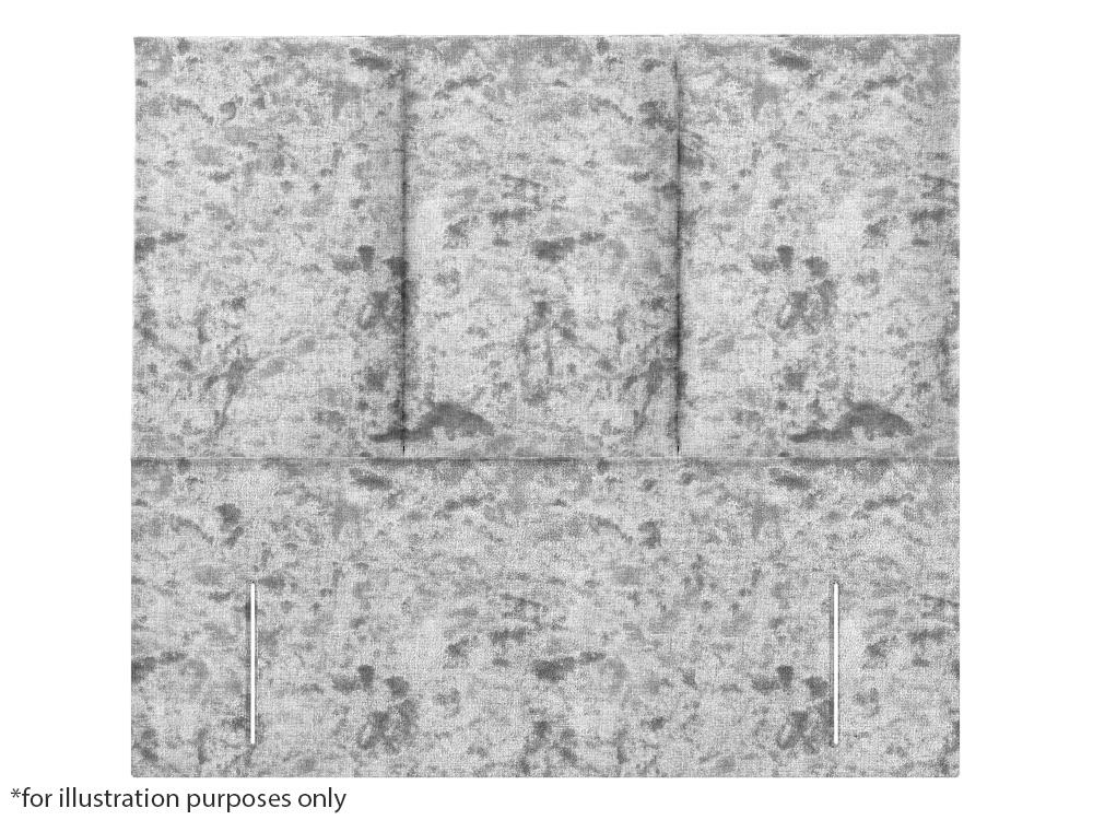 Apollo 4ft6 Monaco Headboard – Glitz Silver