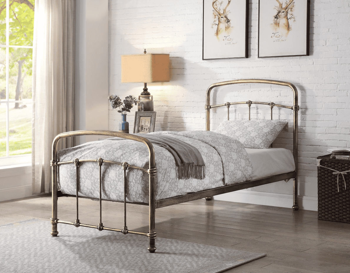 Flintshire 5ft Mostyn Bedframe - Antique Bronze - Image 2