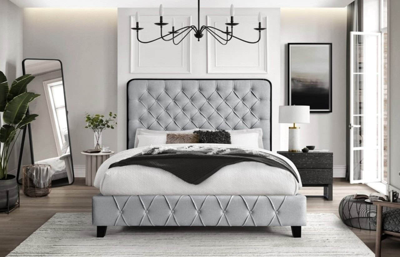 Kyden 6ft Bedframe – Grey
