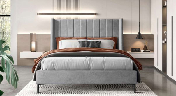 Anapolis 4ft6 Bedframe – Grey