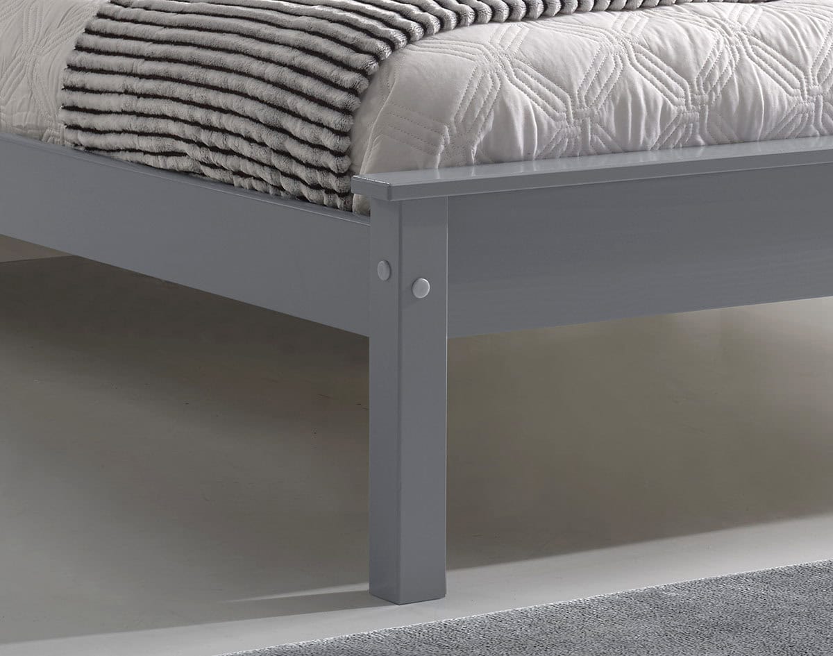 Limelight Taurus Low End 4ft Bedframe - Grey - Image 3