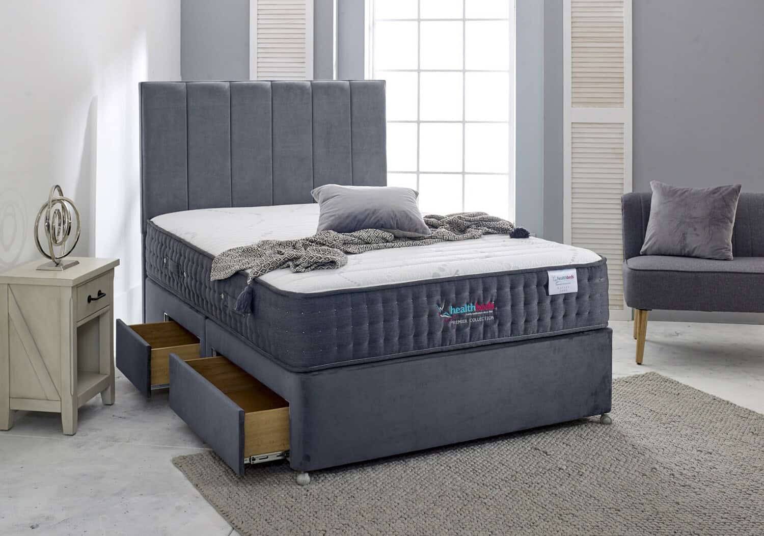 Healthbeds 4ft6 Naples 2000 Bed
