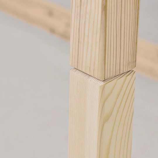 Hoppekids Shorty Bunkbed with Drawers - Natural - Image 9