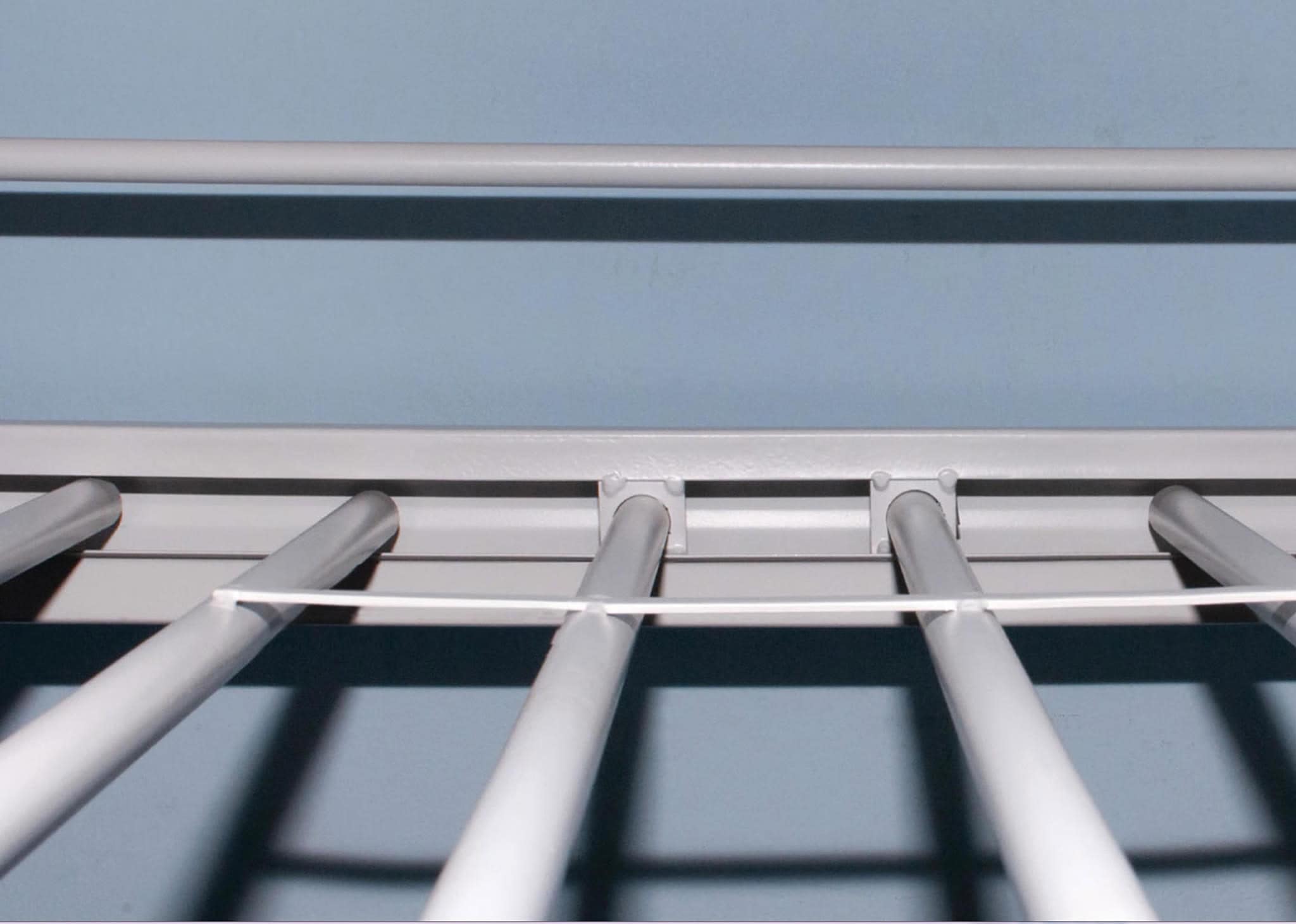 No Bolts 2ft6 Contract Bunk Bed in Silver - Image 3