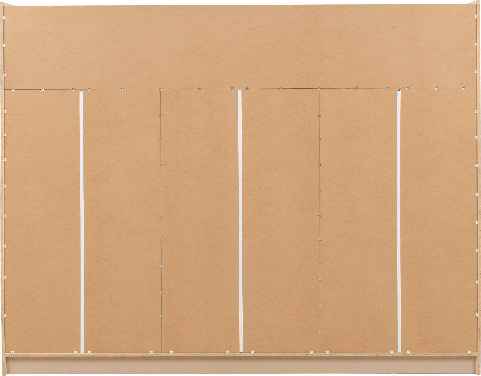 Nevada 3 Door Sliding Wardrobe - White Gloss - Image 6