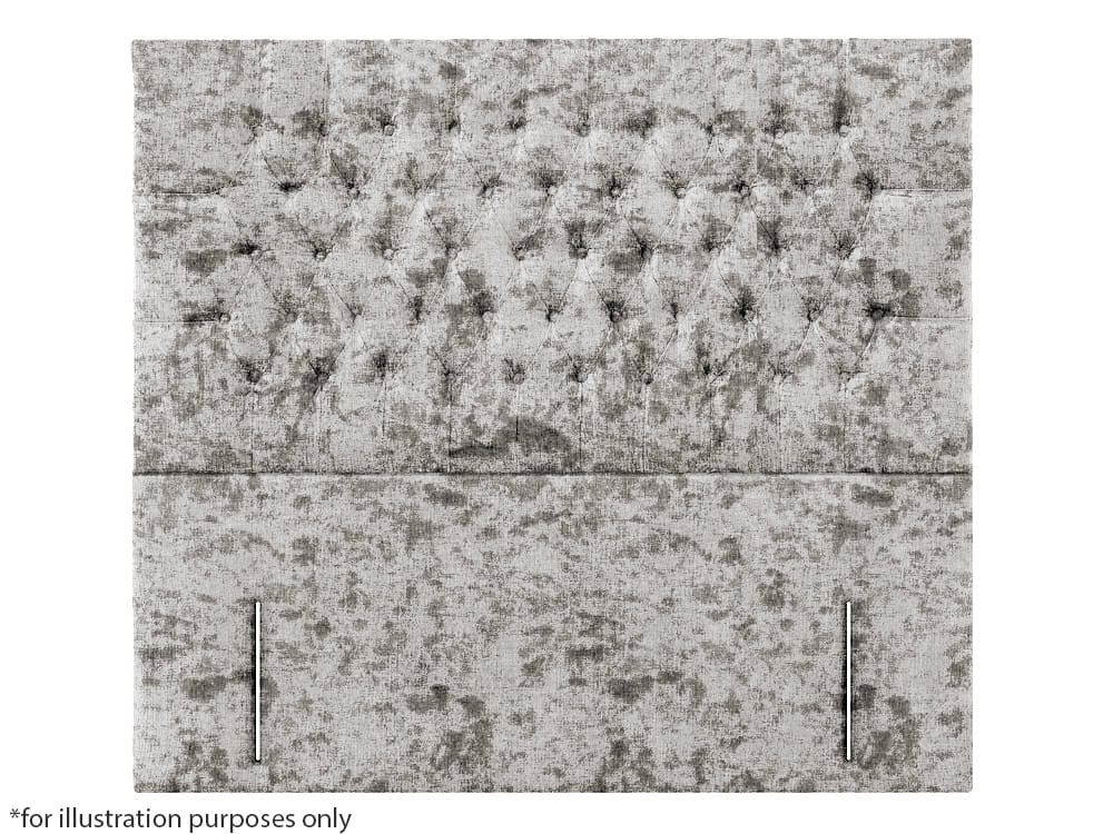 Apollo 5ft New York Headboard – Glitz Silver