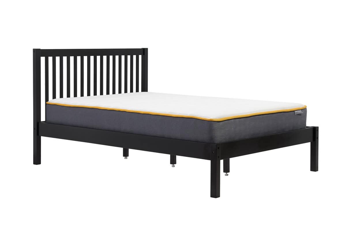 4ft6 Nova Bedframe - Black - Image 4
