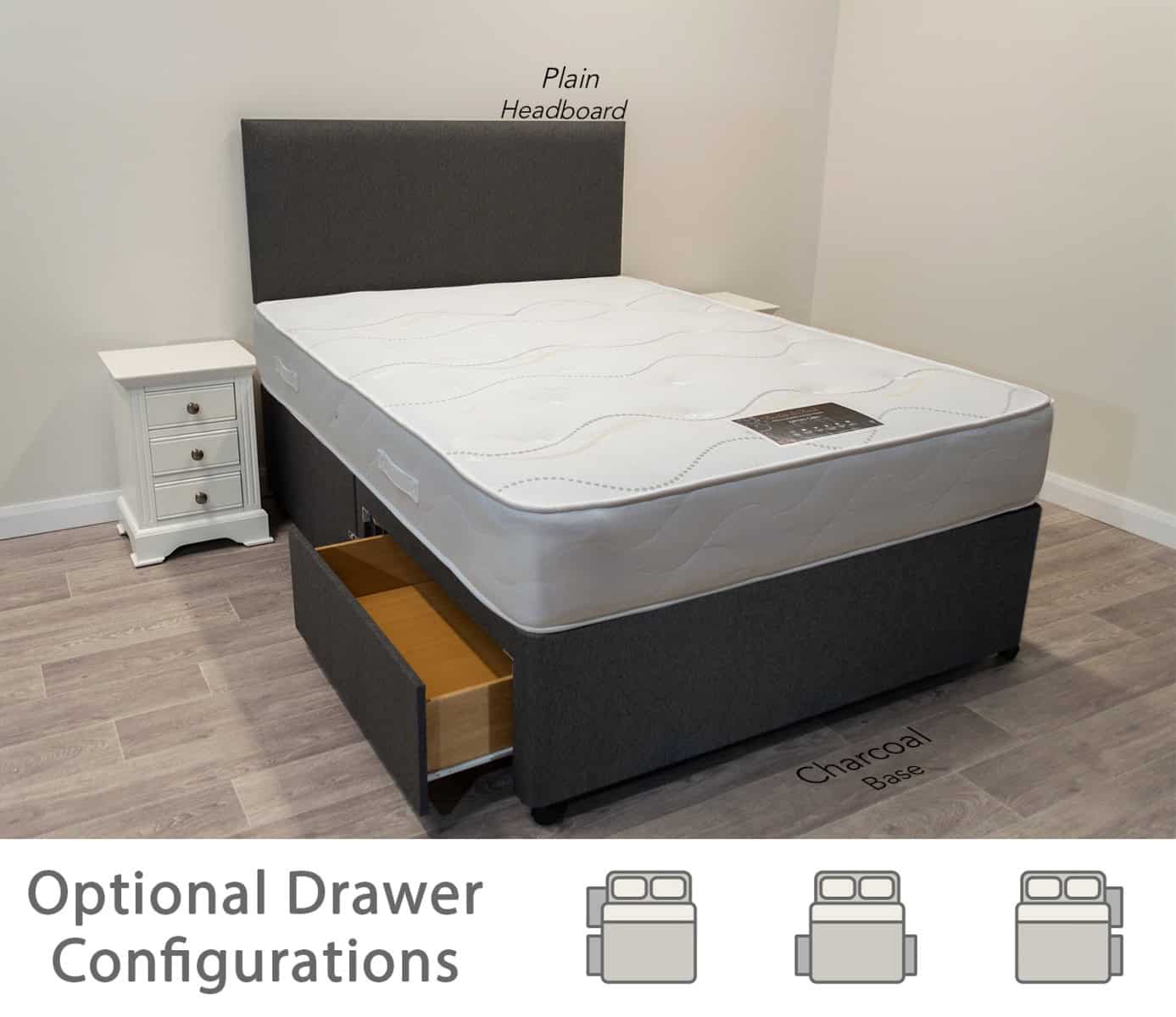 5ft Orthocare Mattress with 2 FREE Drawers Base & Headboard - Image 4