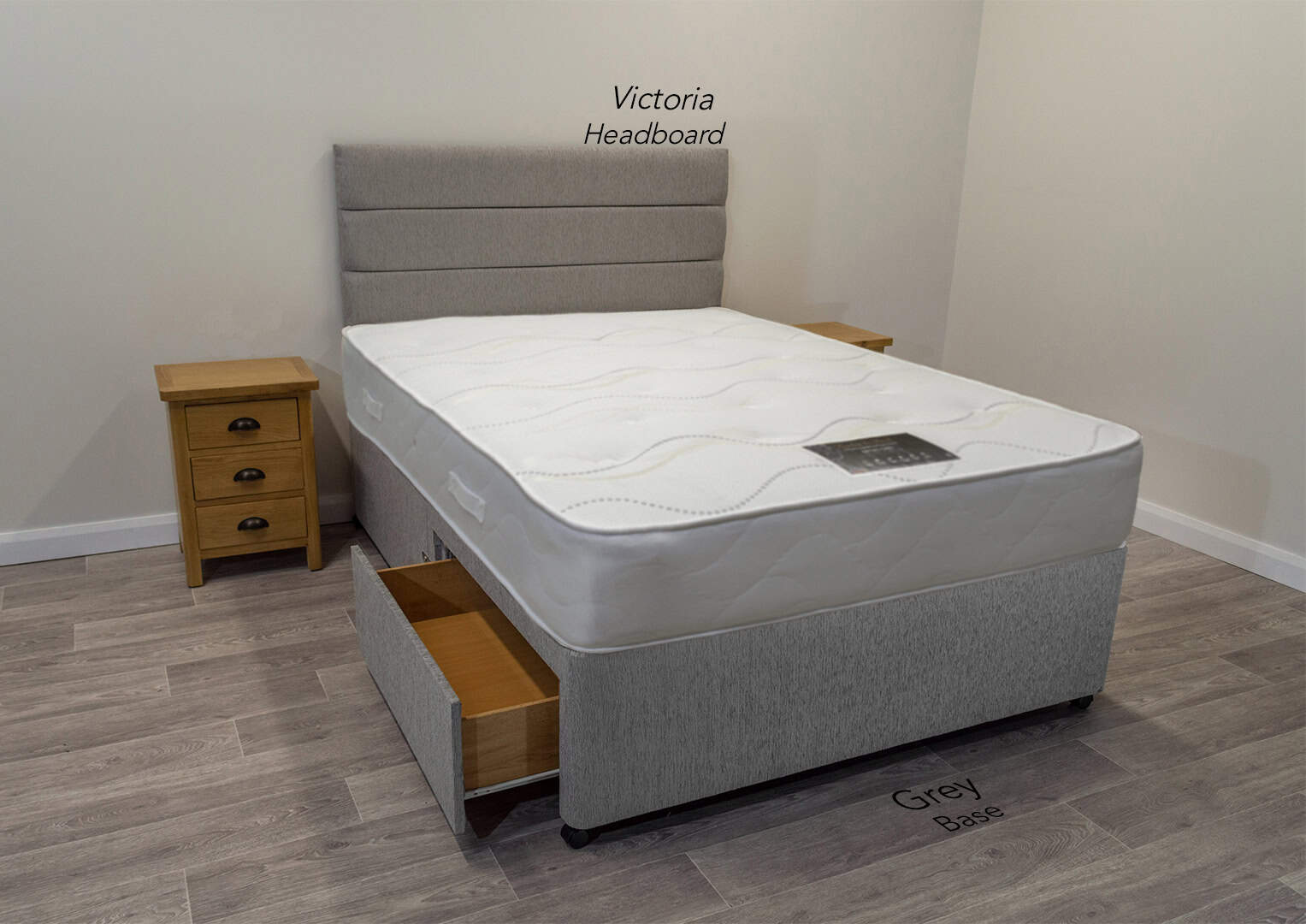 4ft6 Orthocare Mattress with 2 FREE Drawers Base & Headboard - Image 2