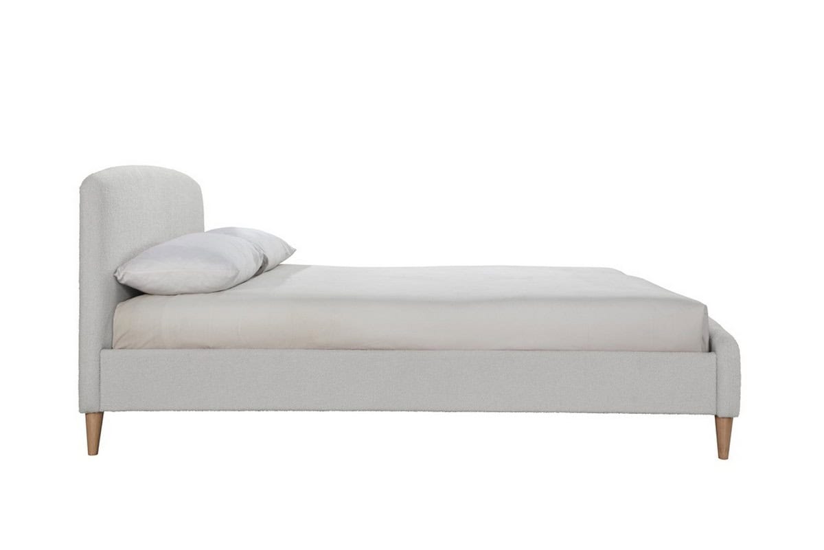 4ft6 Otley Teddy Bear Fabric Bed - Dove Grey - Image 6