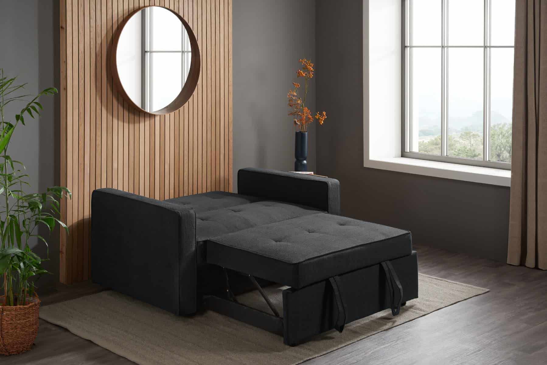 Otto Sofa Bed - Grey - Image 4
