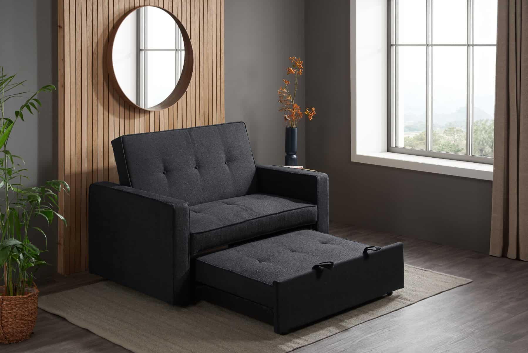 Otto Sofa Bed - Grey - Image 2