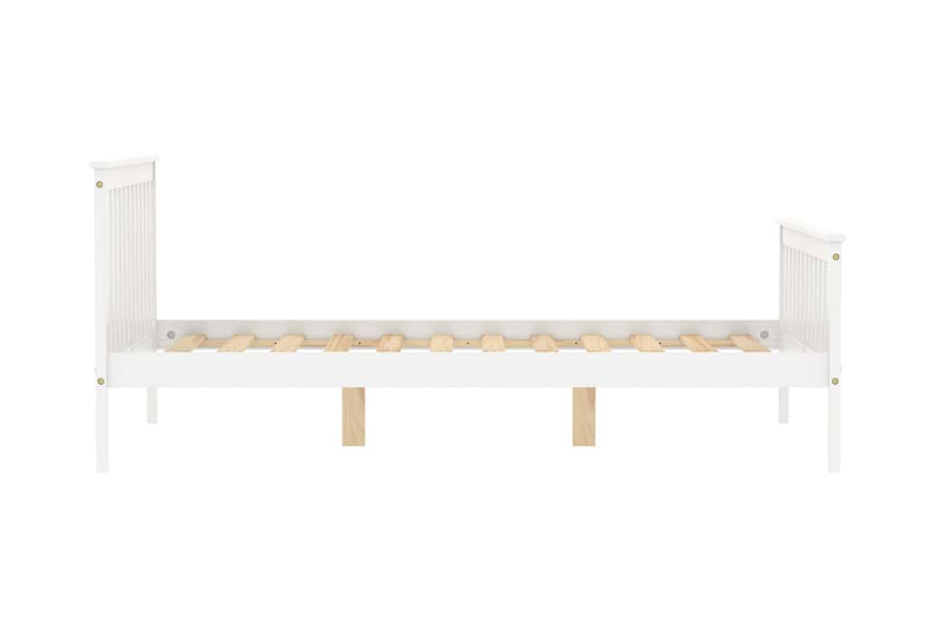 4ft6 Oxford Bedframe - White - Image 6