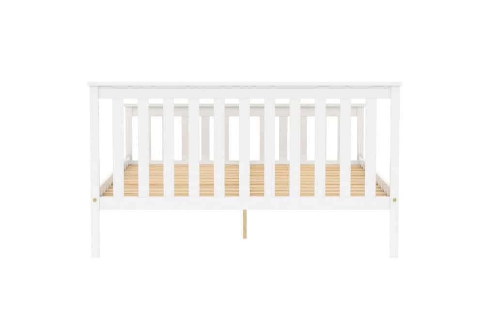 4ft6 Oxford Bedframe - White - Image 7