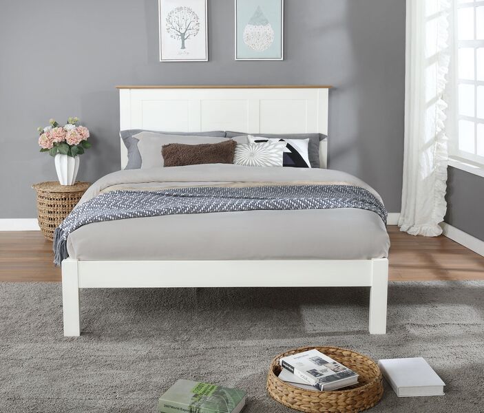 Flintshire 5ft Conway Bedframe - White - Image 3