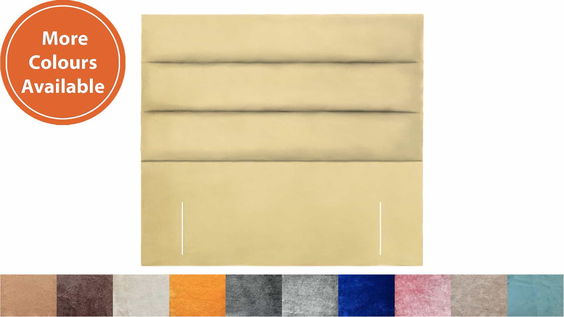 Apollo 2ft6 Paris Headboard in Velvet Fabric