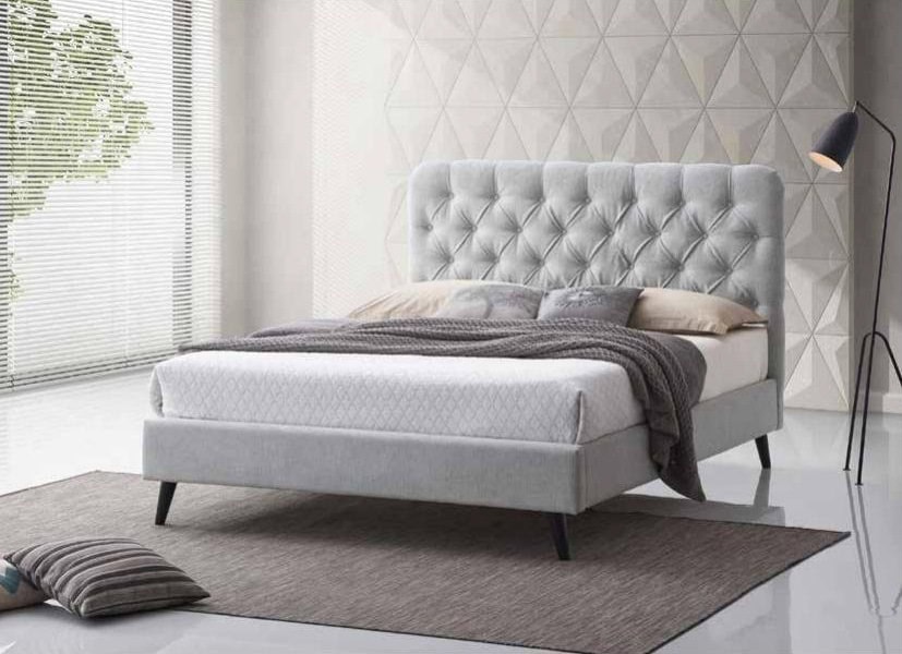 Penelope 5ft Bedframe – Light Grey