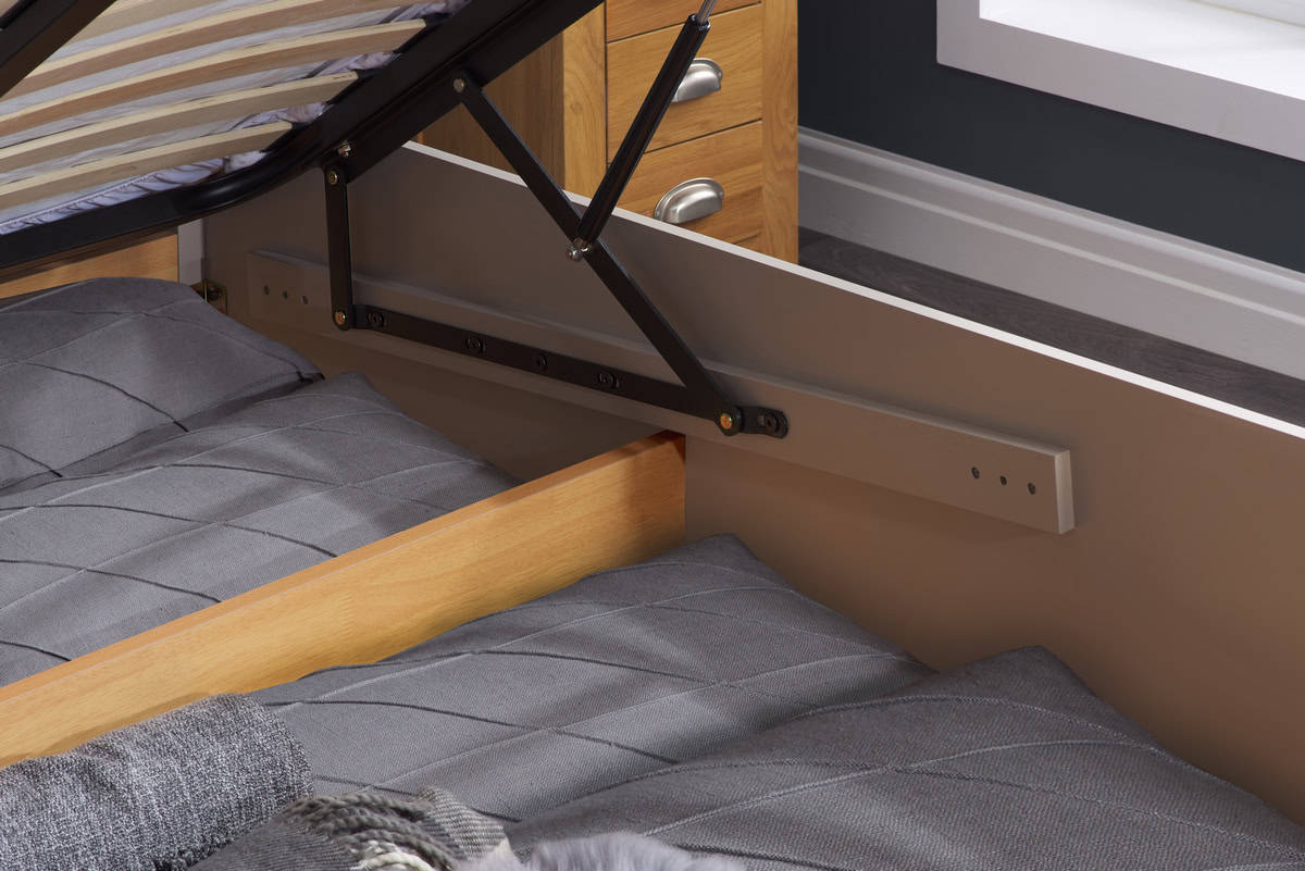 4ft Phoenix Ottoman - Oak - Image 9