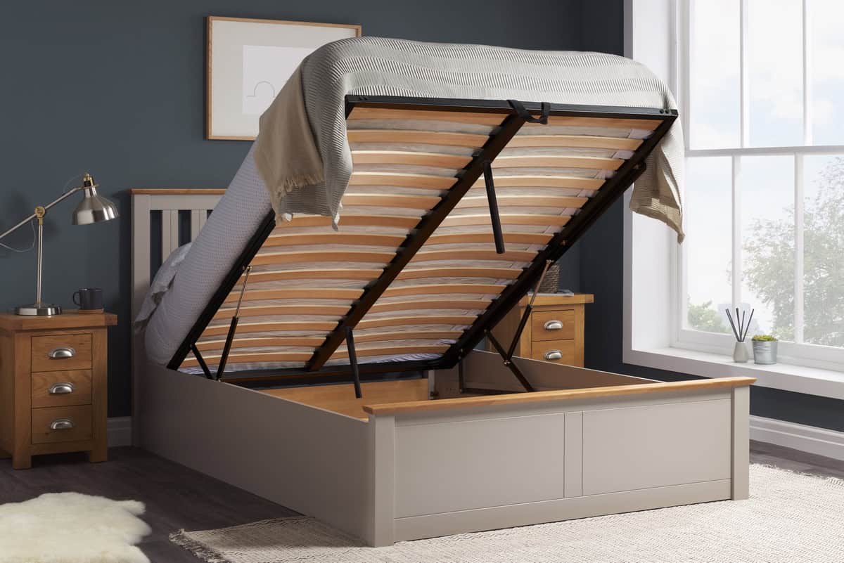 4ft Phoenix Ottoman – Pearl Grey