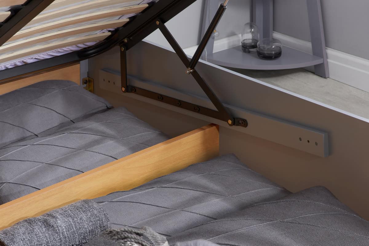 4ft Phoenix Ottoman - Stone Grey - Image 9