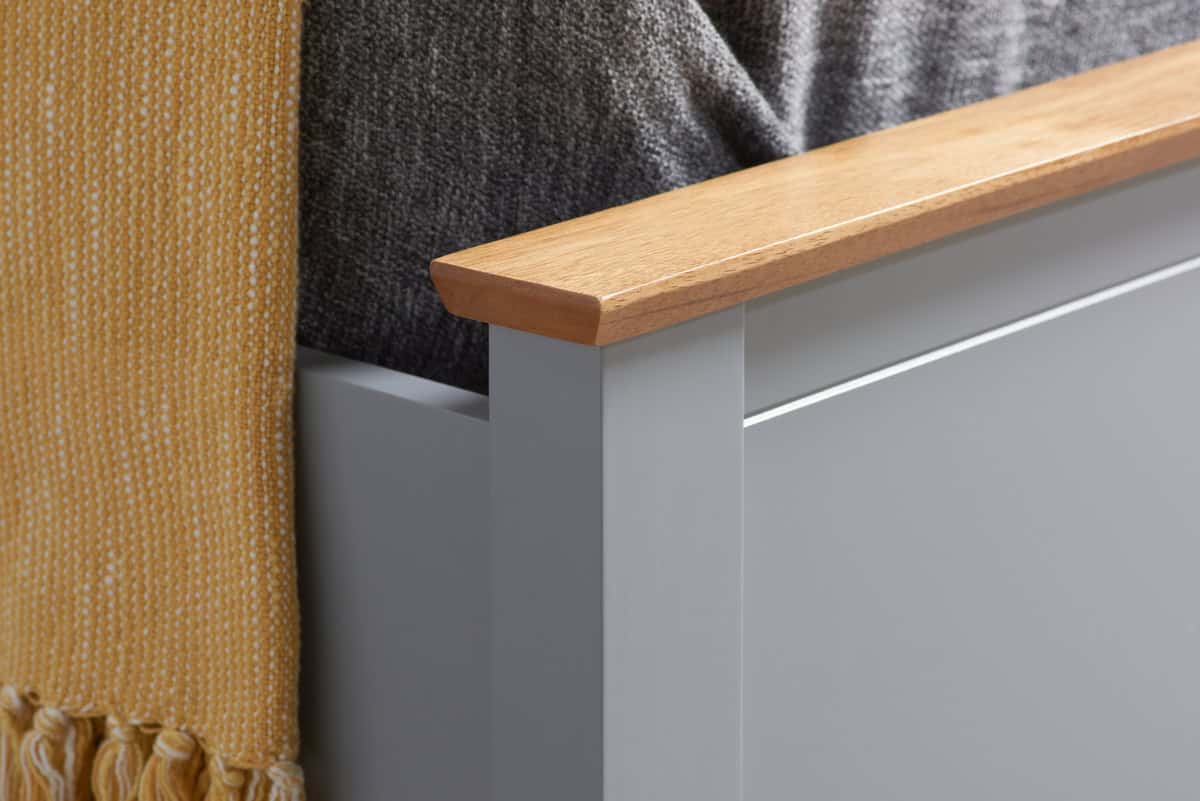 4ft Phoenix Ottoman - Stone Grey - Image 5