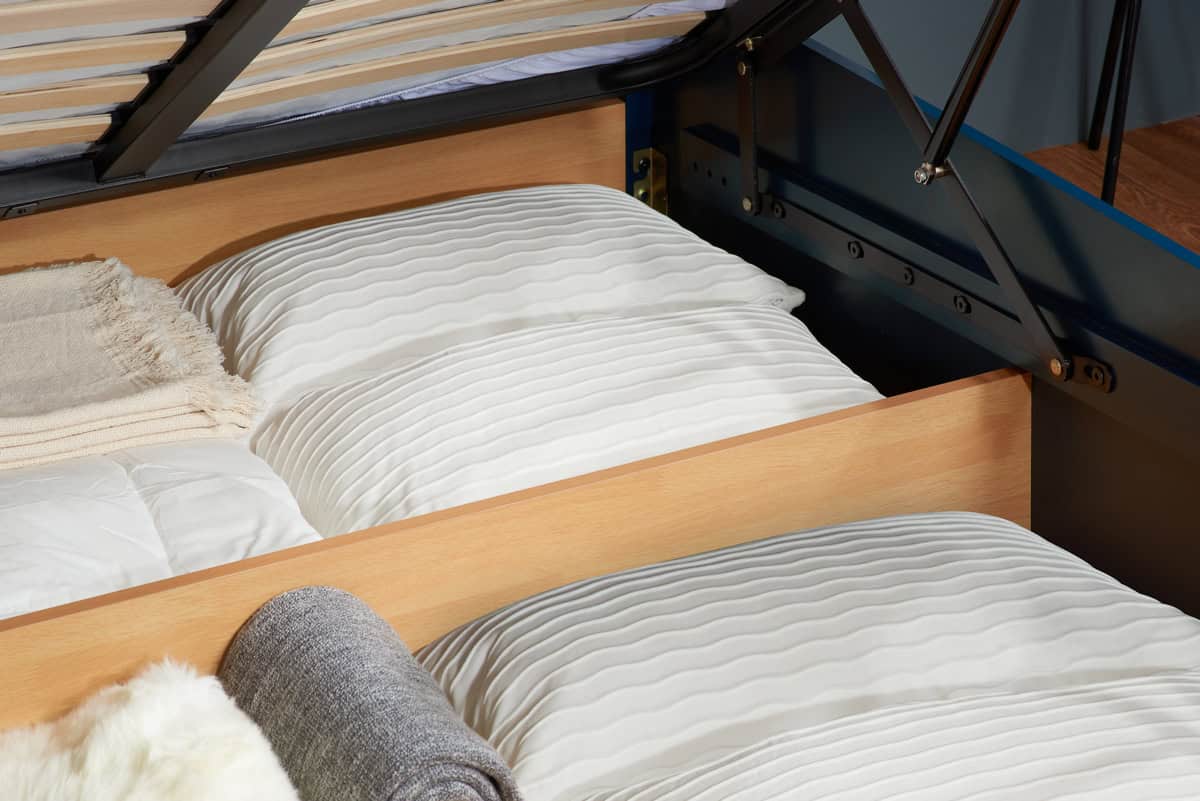 4ft6 Phoenix Ottoman - Navy - Image 9