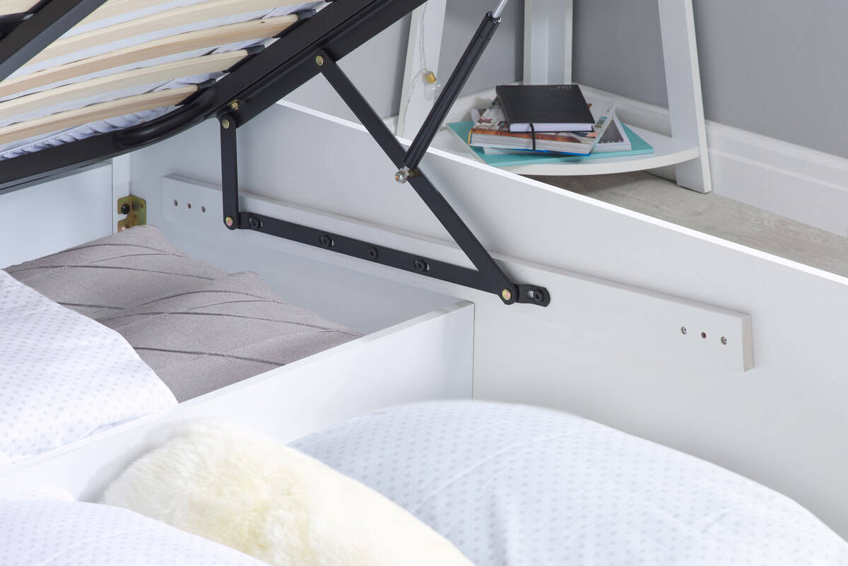 4ft Phoenix Ottoman - White - Image 8