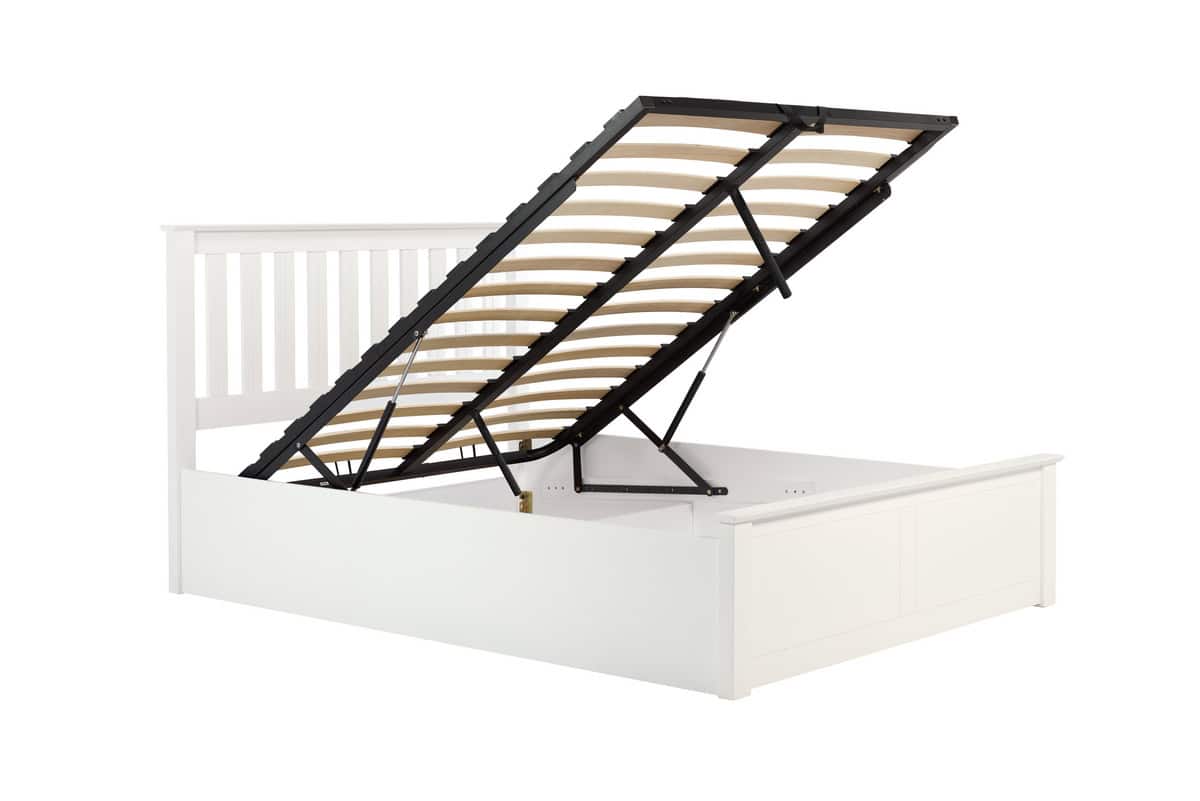 4ft6 Phoenix Ottoman - White - Image 6