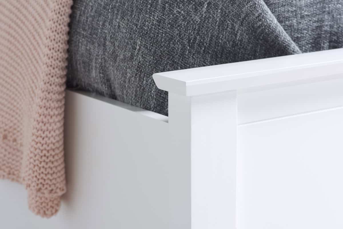 4ft6 Phoenix Ottoman - White - Image 4