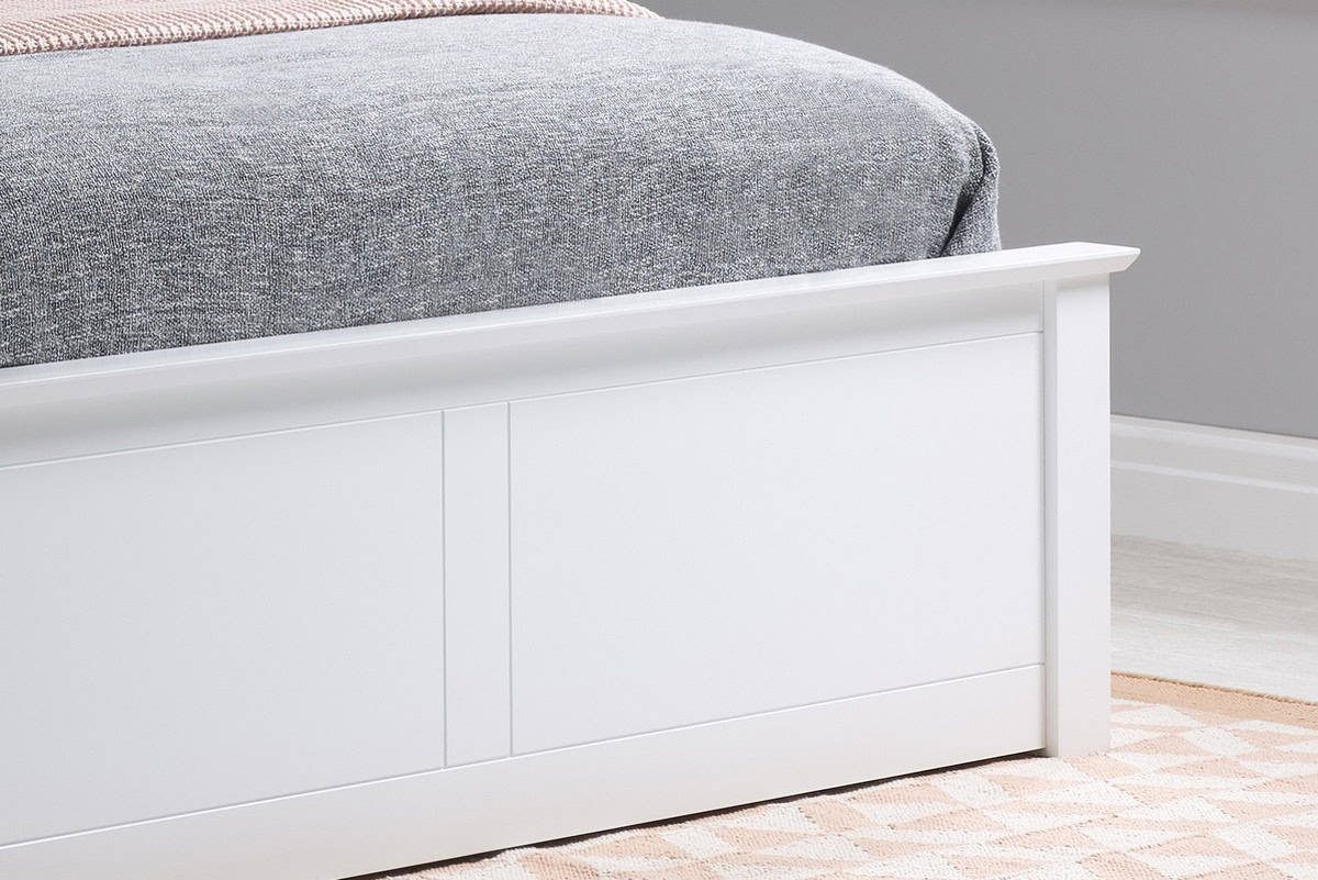 4ft Phoenix Ottoman - White - Image 5