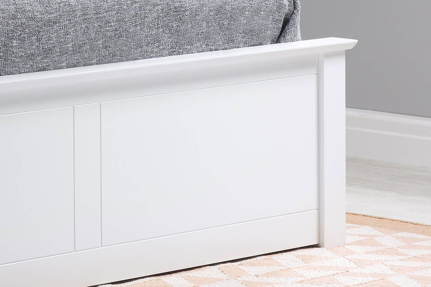 3ft Phoenix Ottoman - White - Image 5