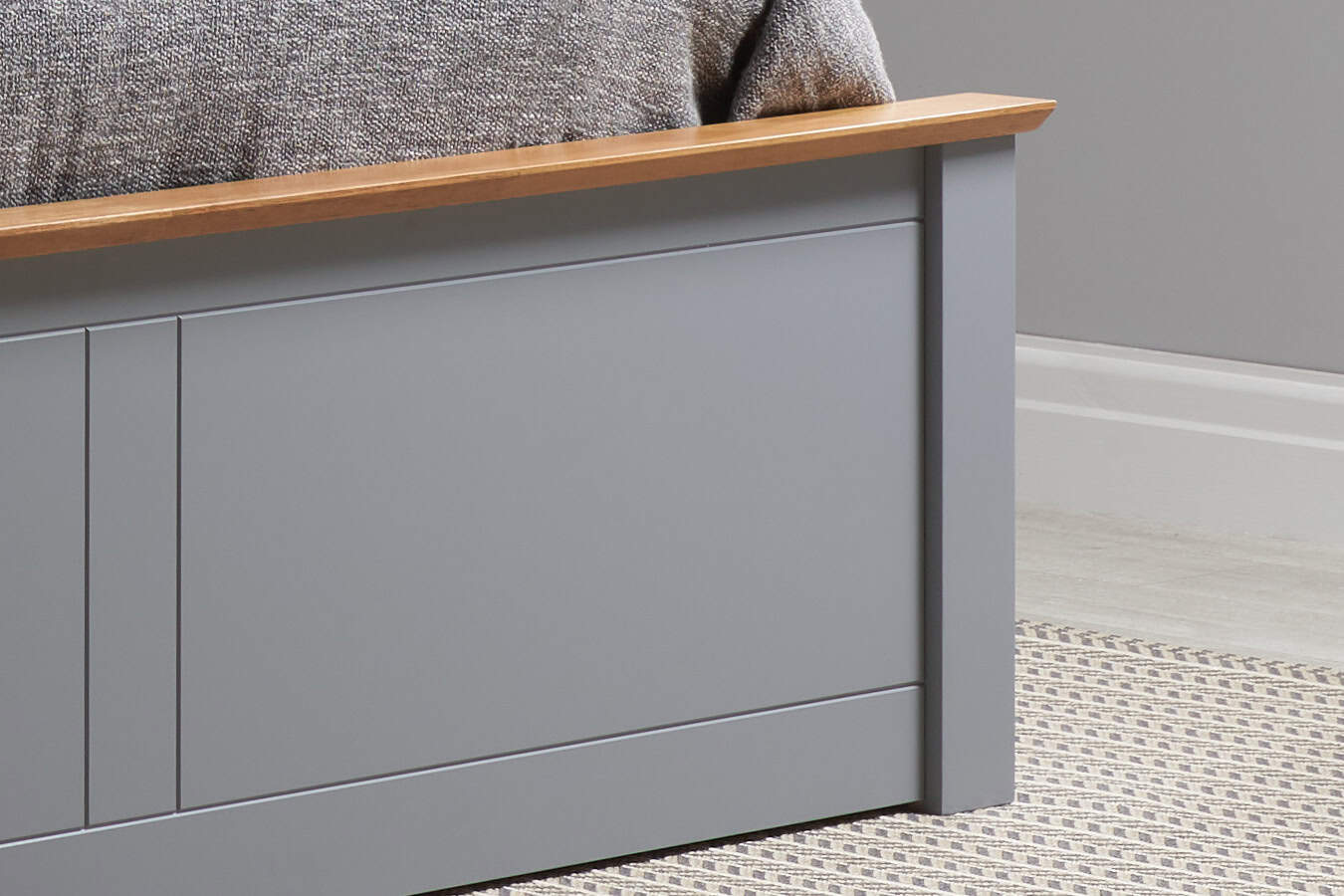 3ft Phoenix Ottoman - Stone Grey - Image 6