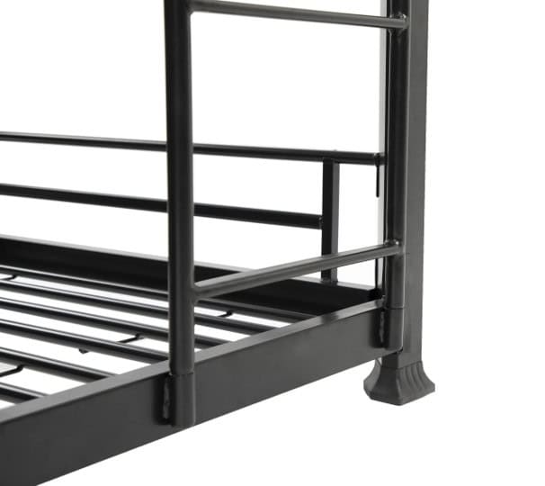 No Bolts 3ft Three Tier Contract Bunk Bed in Black - Image 5