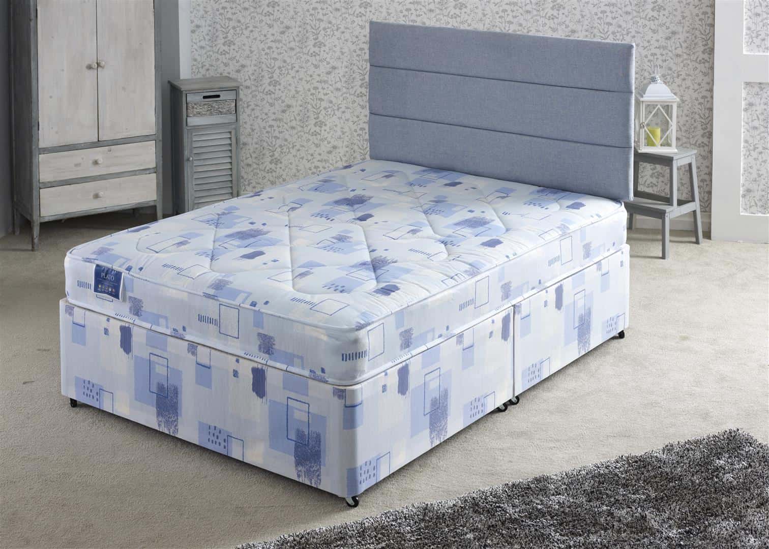 Apollo 2ft6 Plato Blue & White Bed