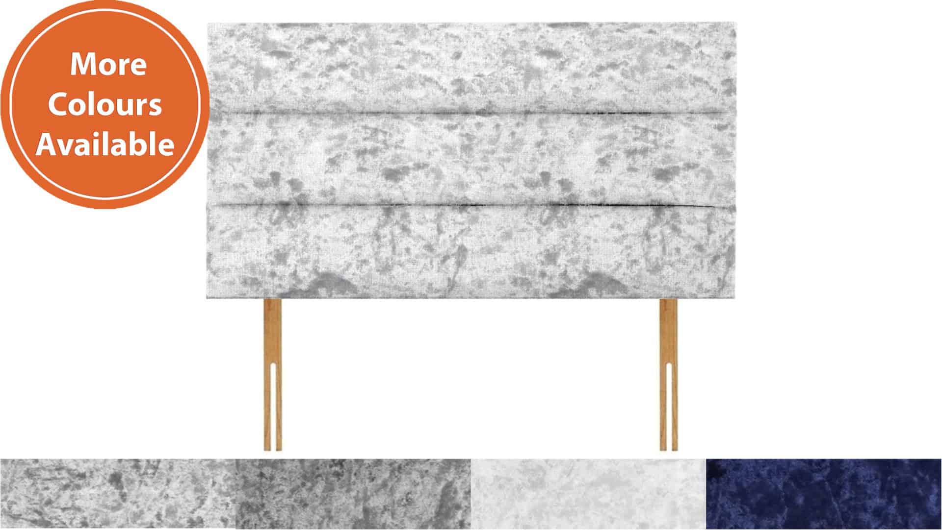 Apollo 3ft Plymouth Headboard in Glitz Fabric