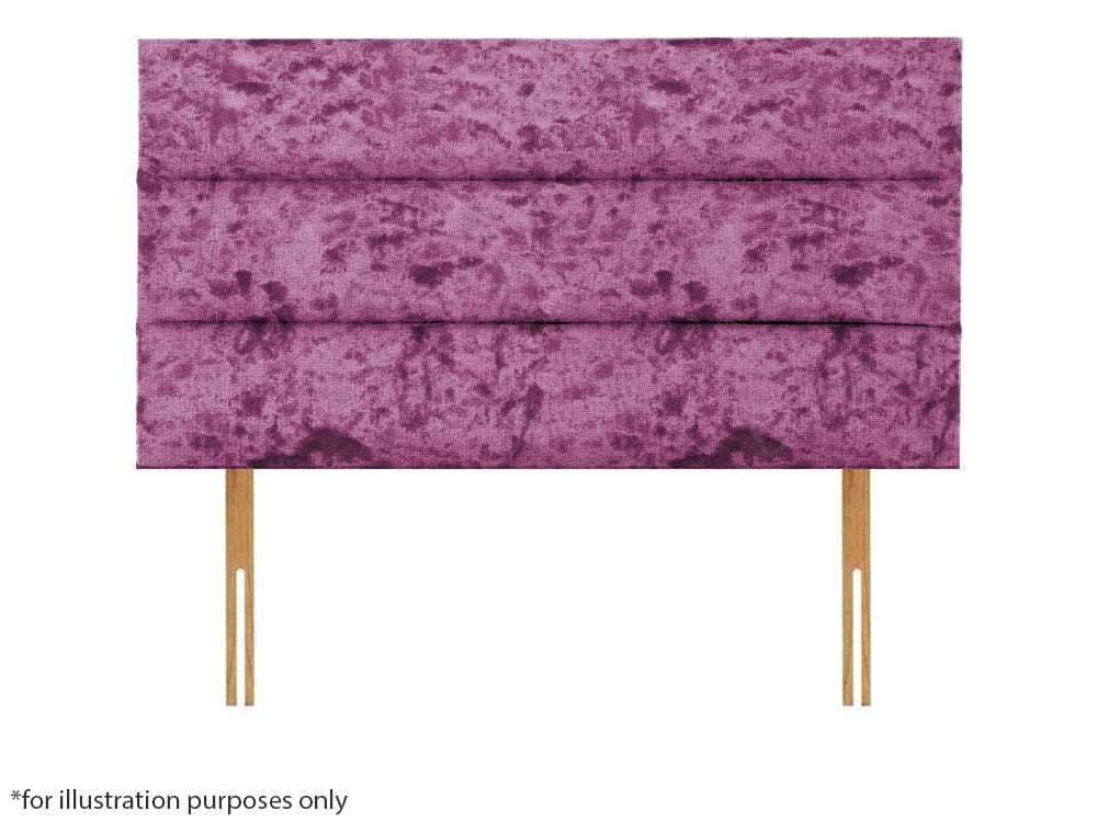 Apollo 4ft6 Plymouth Headboard – Glitz Purple