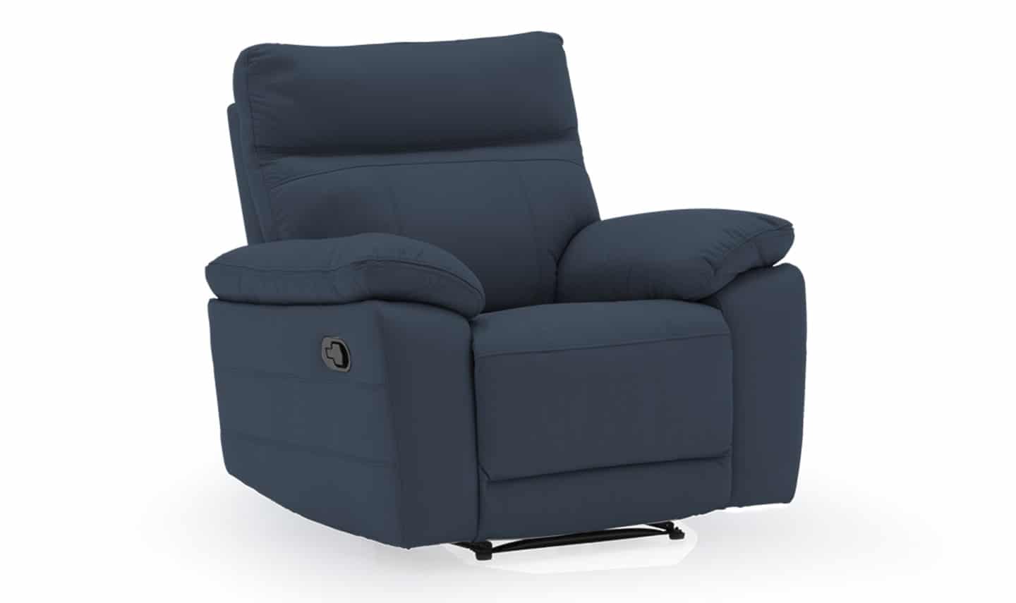 Positano 1 Seater Reclining Armchair – Indigo
