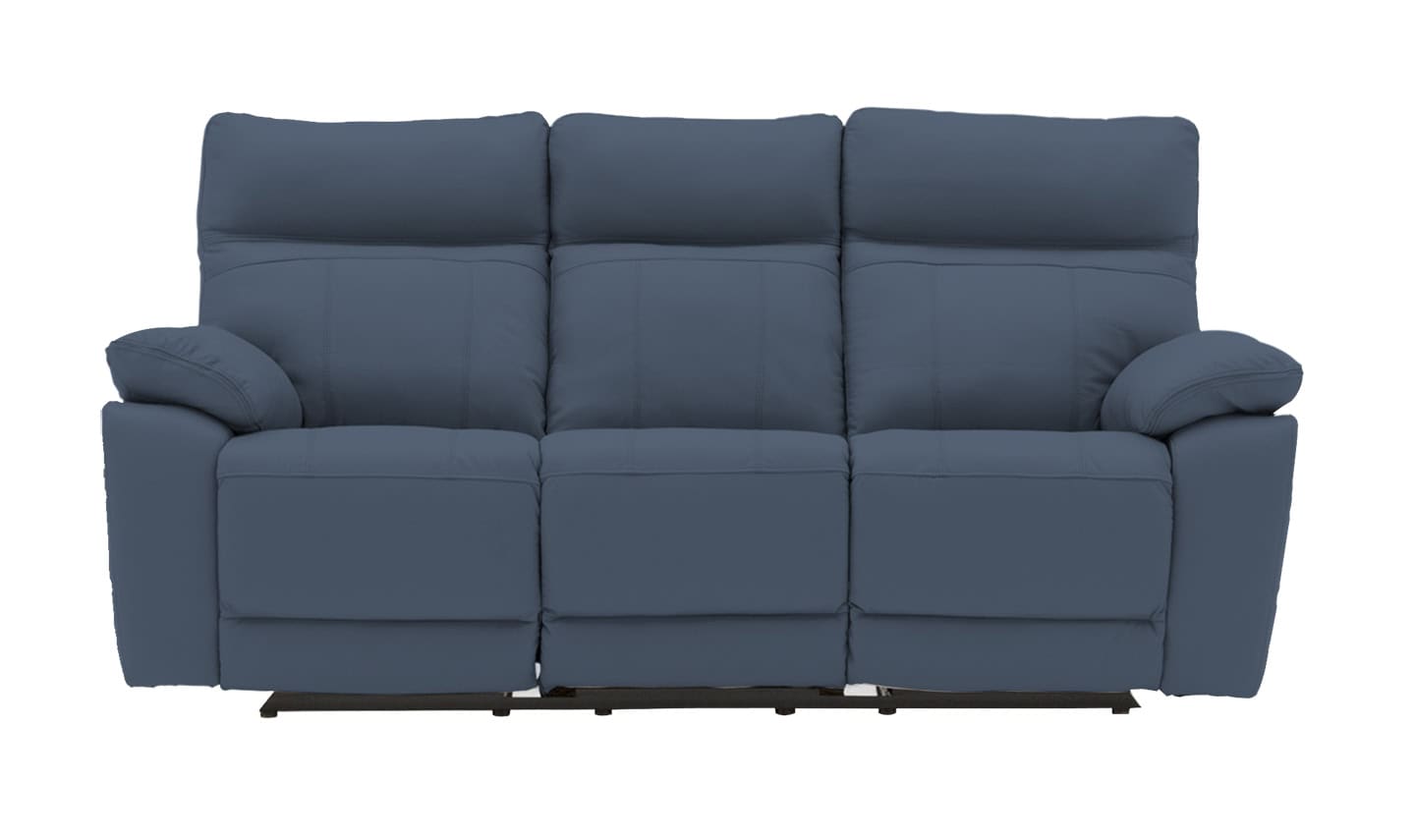 Positano 3 Seater Reclining Sofa – Indigo