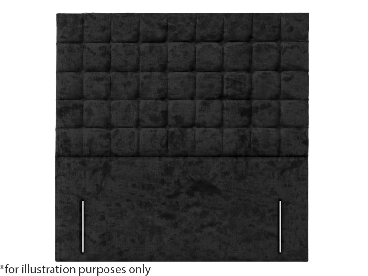Apollo 4ft Prague Headboard – Glitz Black