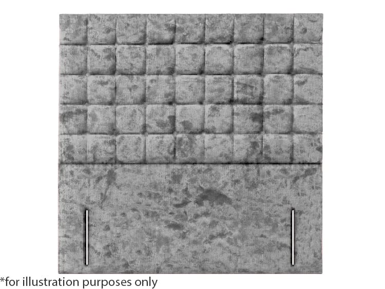 Apollo 4ft Prague Headboard – Glitz Grey