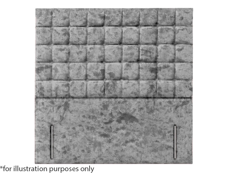 Apollo 4ft6 Prague Headboard – Glitz Grey