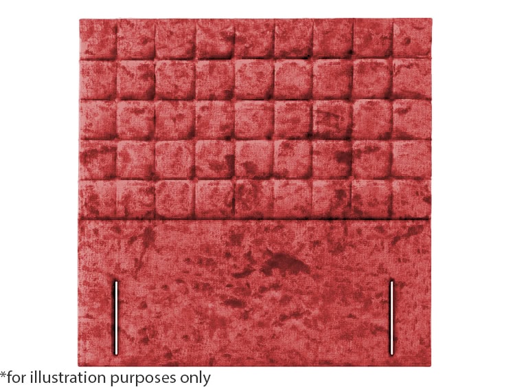 Apollo 4ft Prague Headboard – Glitz Red
