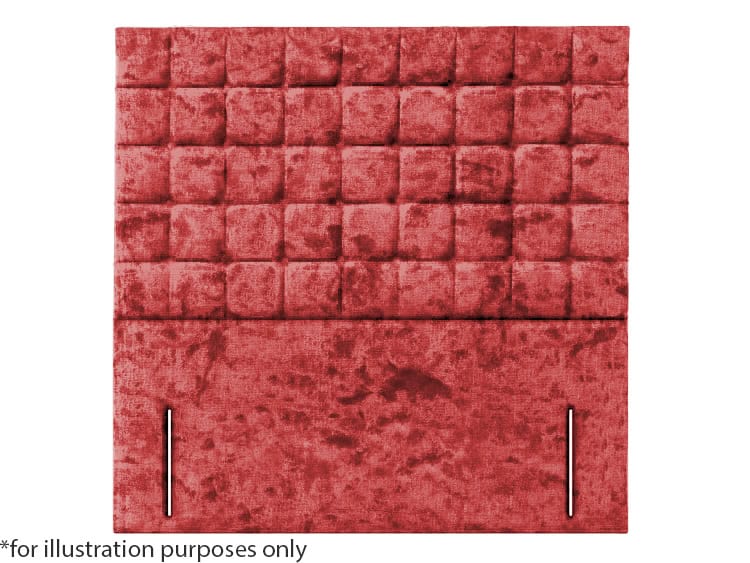 Apollo 4ft6 Prague Headboard – Glitz Red