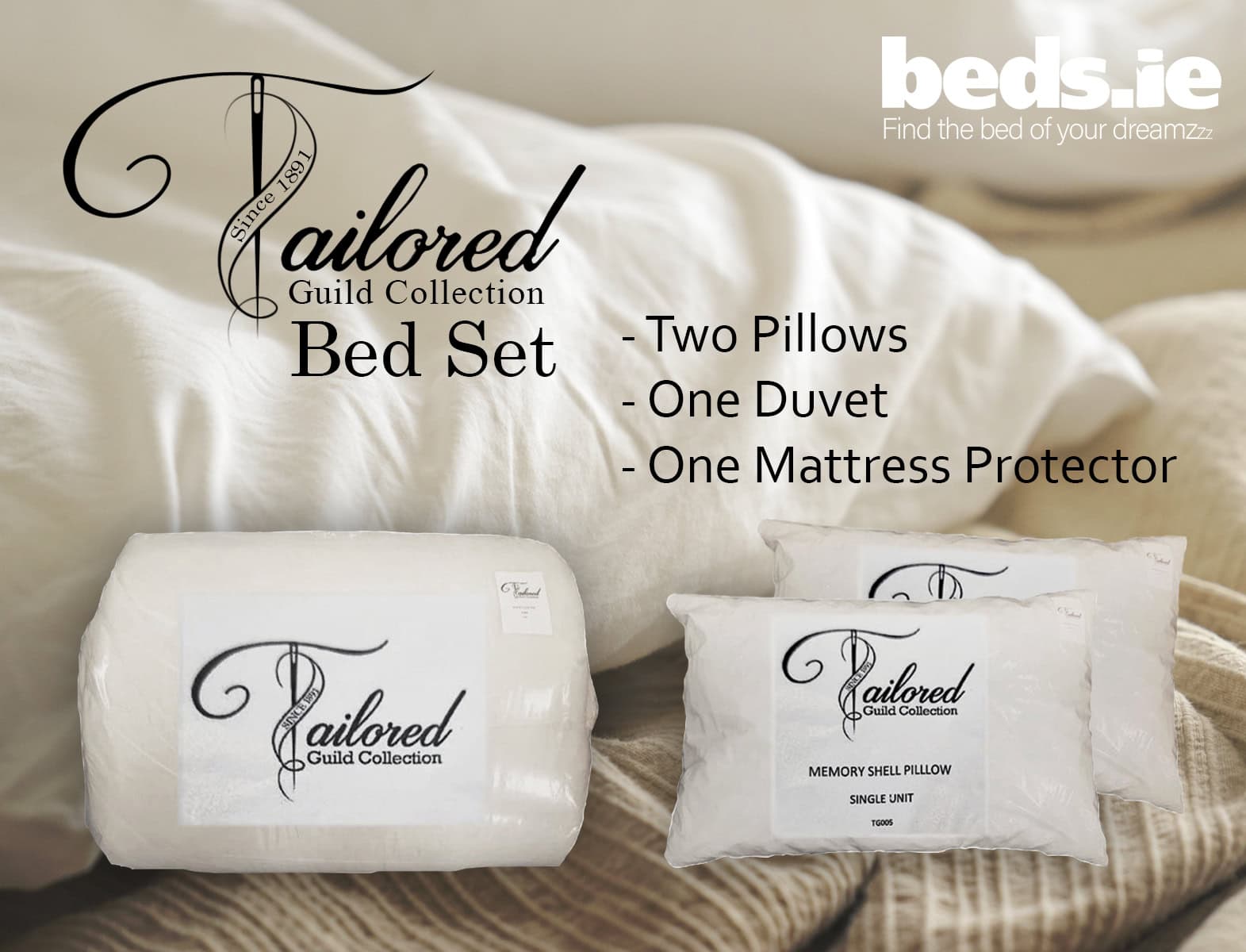 5ft Memory Deluxe Mattress with FREE Duvet set worth €119 - Image 2