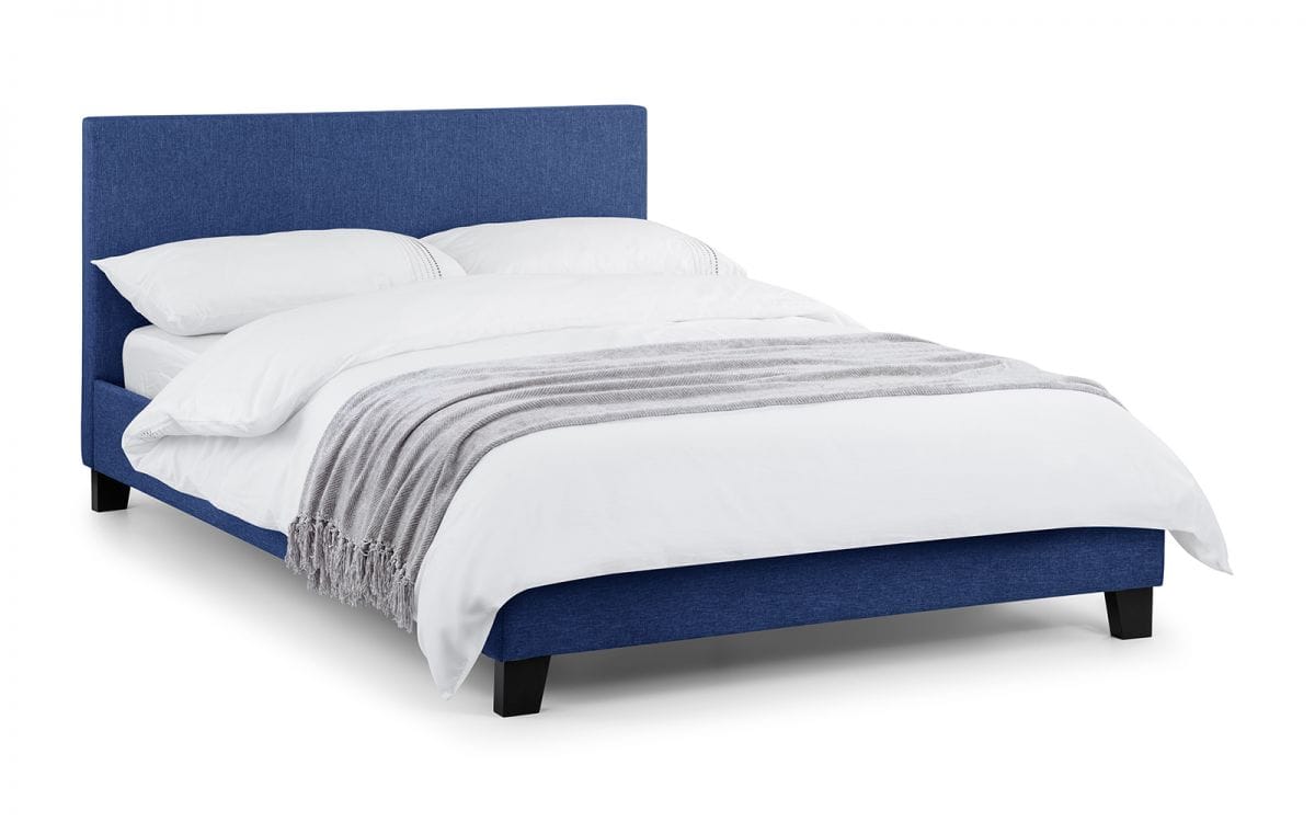 Murano 5ft Bedframe - Blue Linen - Image 2