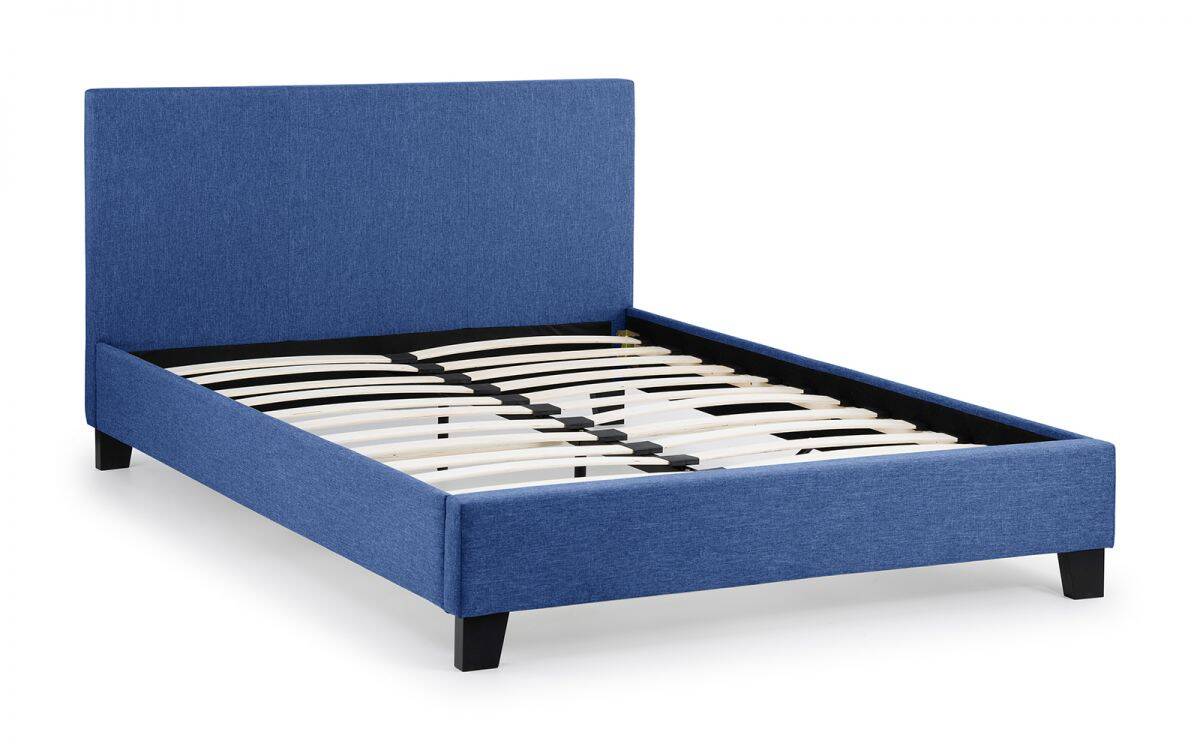 Murano 5ft Bedframe - Blue Linen - Image 3