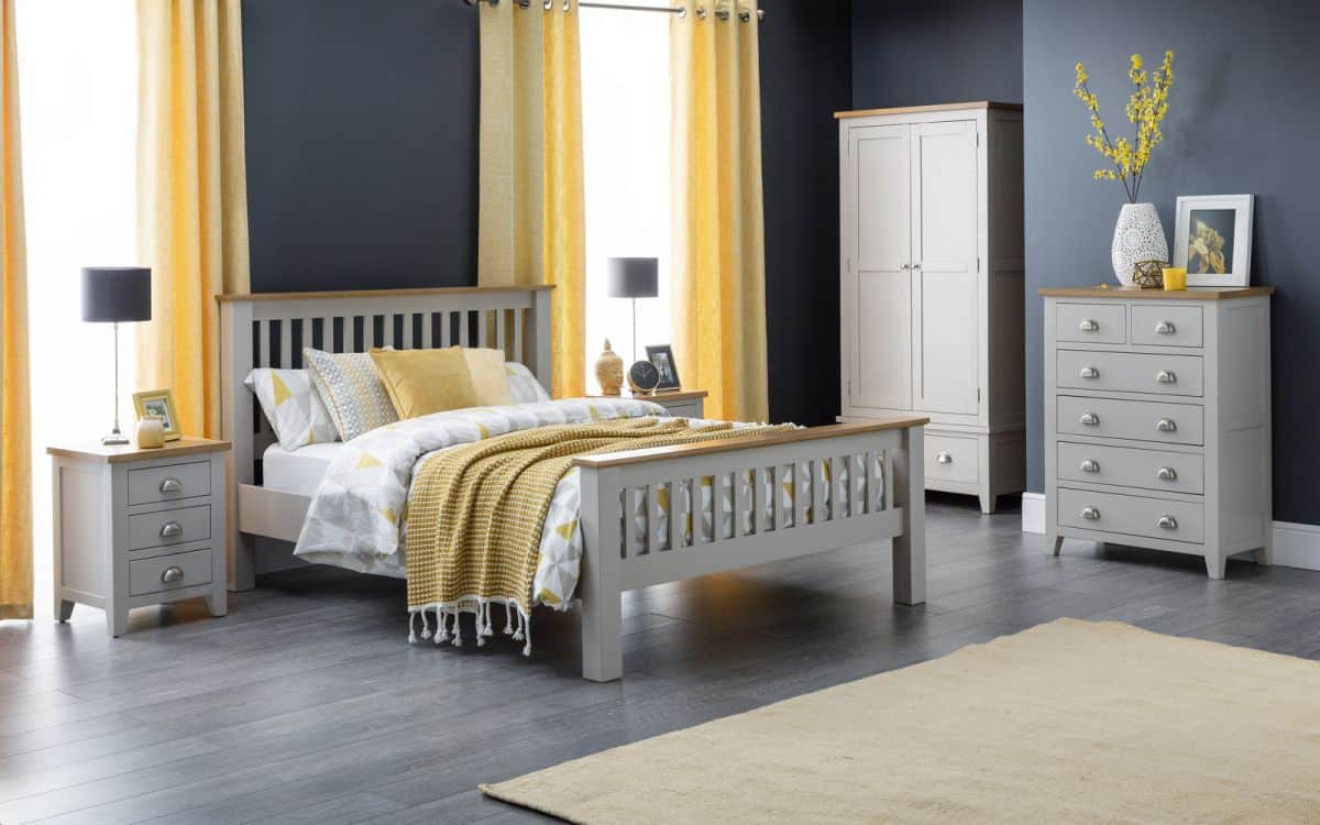 Hayley 4ft6 High End Bedframe - Elephant Grey - Image 2